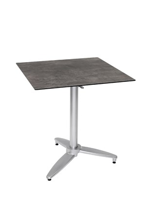 TABLE DE RESTAURANT NEO COMPACT DARK BÉTON 60 X 60 CM