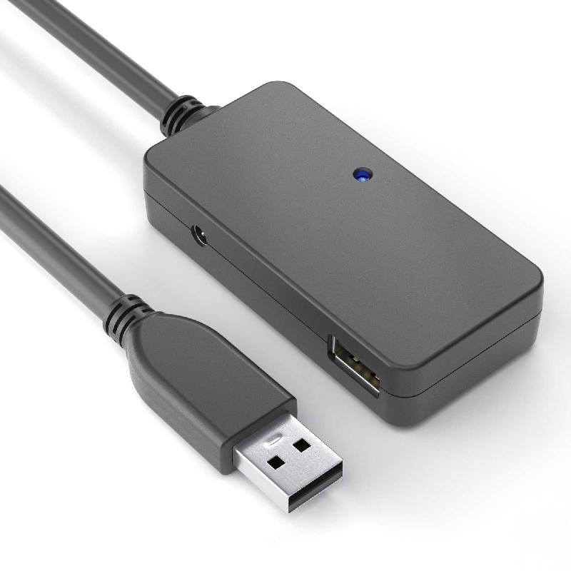 PURELINK DS3200-050 - Rallonge Active USB 3.1 Gen 1 avec Hub USB 4 Ports - Longueur 5m - Taux de transfert 5000 Mbit/s - Certification CE, FCC_0