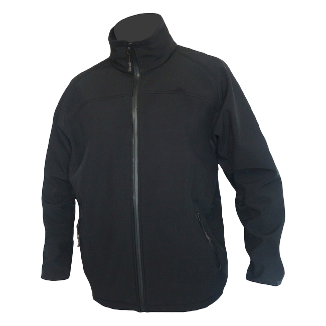Blouson Softshell TYPHON doublé micropolaire 96% polyester 4% élasthanne 310g (Noir) - PCVFS120-T0 - PBV_0