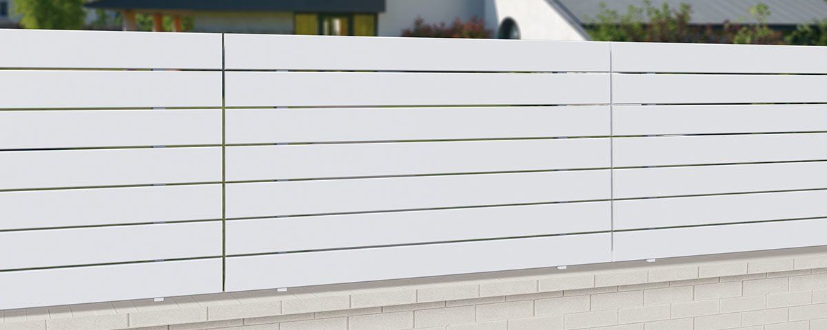 Clôture PVC CL 15 / Type 13 - CG Pro - Lisses horizontales 120 x 28 mm rectangle - Claire voie_0