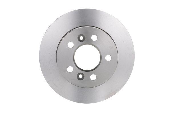 Disque de frein Bosch 0986478305 - boîte de 2 disques arrière - disque plein - 5 trous - épaisseur 10,7 mm_0