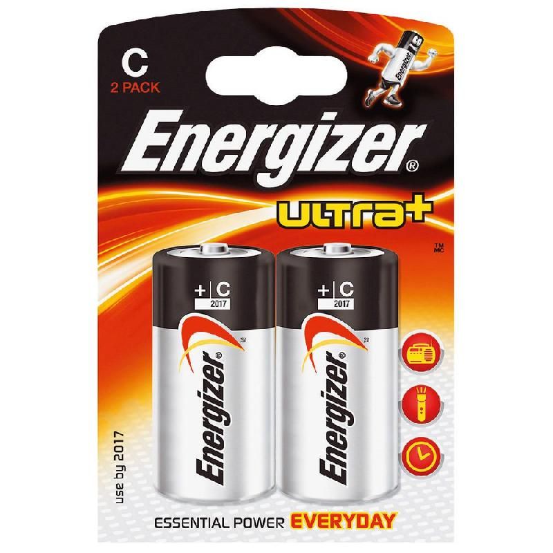 ENERGIZER PILE ALCALINE ULTRA +  - LR14 C - 1,5V (PRIX UNITAIRE)