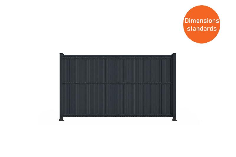 Grillage rigide standard sur platine occultation PVC - 1530_0