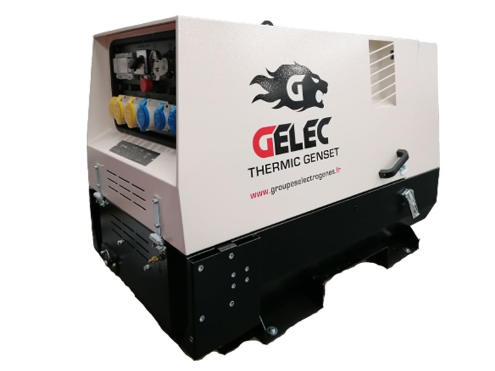 Groupe électrogène diesel mobile 11 kVA monophasé insonorisé - moteur Kubota - gamme LEOPARD_0