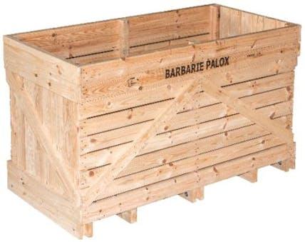 Caisse-palette en bois - Palox - pour pommes de terre - 2 Tonnes_0