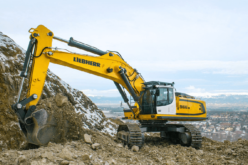 Pelle sur chenilles Liebherr R 966_0