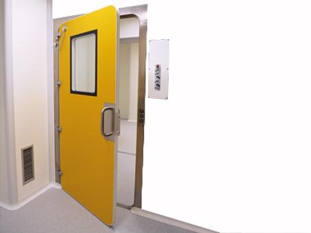 Porte étanche à joint gonflable - fermeture hermétique pour zones de contamination contrôlée_0