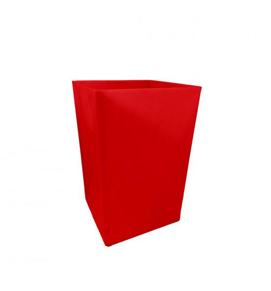 Pot de fleur cubique Suerte 120 L - polyéthylène rotomoulé - 67 cm de hauteur - marque Plast'Up Rotomoulage_0