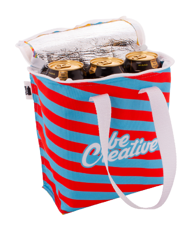 Sac isotherme sur mesure - Polyester RPET 600D - Doublure aluminium - Capacité 6 cannettes 0,33 L_0