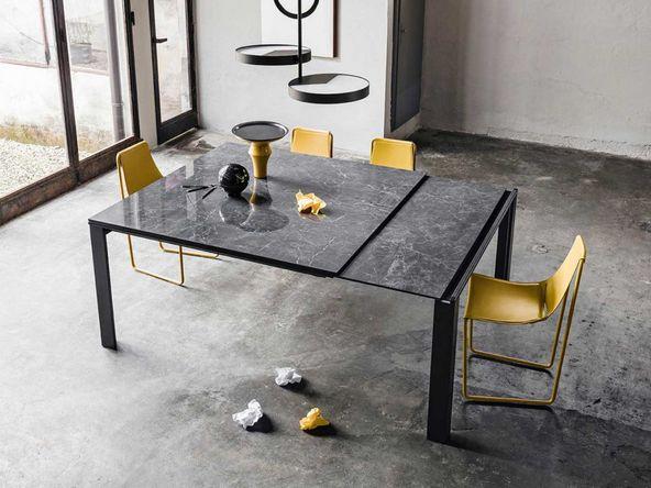 Table de réunion extensible Marcopolo en cristal-céramique_0