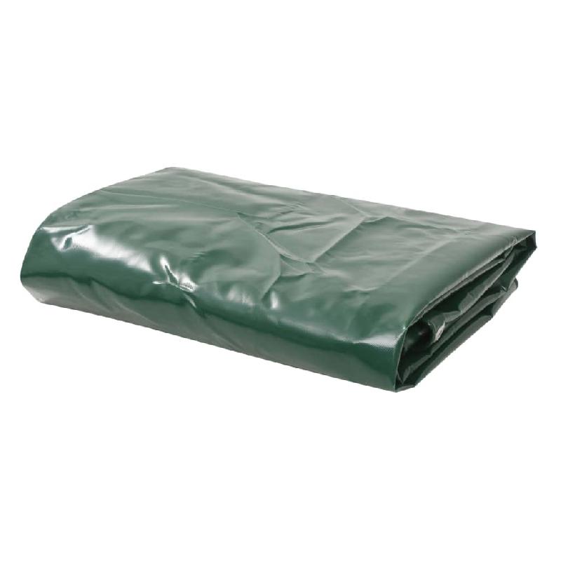Vidaxl bâche 650 g / m² 1,5 x 20 m vert 144896_0