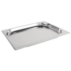 Bac Gastro Inox GN 1/2 - 20 mm - Vogue - inox 18/0 durable et résistant à la corrosion_0