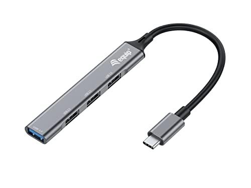 Equip 128961 - Hub et concentrateur USB 3.2 Gen 1 Type-C - Aluminium - 5000 Mbit/s - 4 ports_0