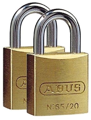 ABUS 35114 65/20 LOT DE 2 CADENAS EN LAITON 20 MM_0