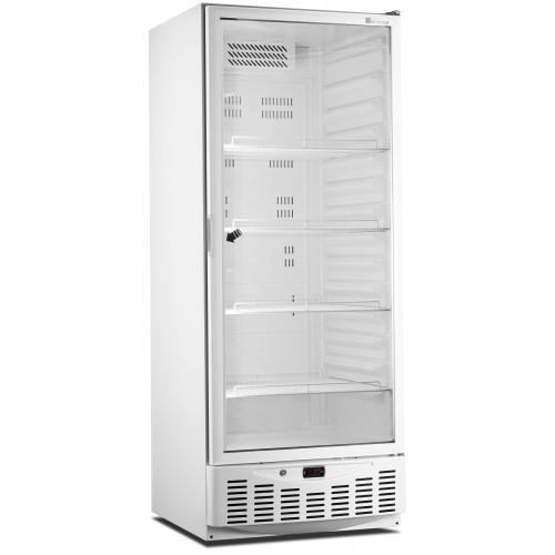 Armoire statique professionnelle gn2/1 et 600x400 positive 1 porte vitrée 4 étagères - MM5-PV_0