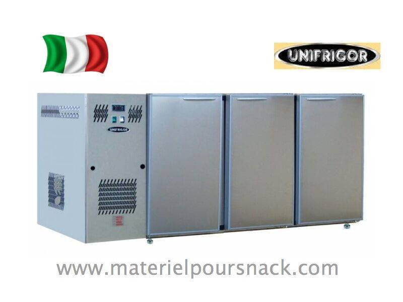 Arrière-bar 3 portes inox - Unifrigor ROS 1995 3DDM - Réfrigérateur sous-comptoir_0