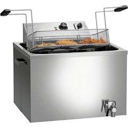 Bartscher Friteuse inox électrique 50 Litres PRO, 15 000 W, 400 V - TRI - Acier inoxydable 18/10 162550_0