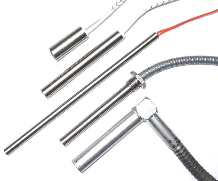 Cartouches chauffantes ACI - résistances cylindriques en acier inoxydable jusqu'à 550°C_0