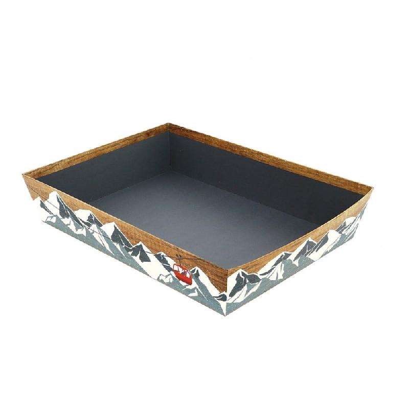 Corbeille carton rectangle 