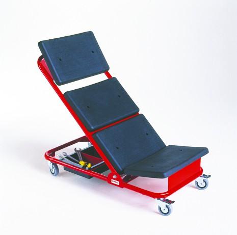 Couchette mobile Prestige - Dossier réglable de 5° à 75° - Roulettes - Ergonomique pour atelier et réparation_0