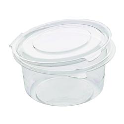 ECOLOMIQUE - 50 Pcs - Pot Deli rond PET avec couvercle - 400 ml, Diam: 11,5 cm, Hauteur: 6 cm - ECO210DELKO400 - transparent plastique ECO210DELKO400_0