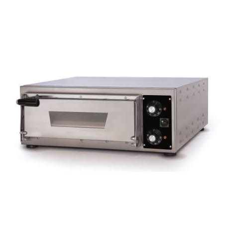 Four à pizza électrique professionnel - 1 pizza Ø34 cm - Made in Italy - Résistances blindées - Thermostat mécanique_0