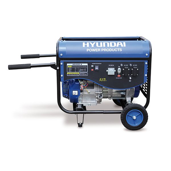 HG4000-A Groupe électrogène - Hyundai - 4300W/4000W - Essence - Démarrage manuel - Dimensions 68.5 x 53 x 54.5 cm_0