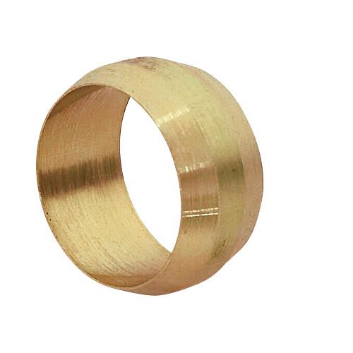 Lot de 4 bagues de serrage biconiques en laiton - D.12 - Pour tube en cuivre_0
