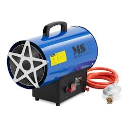 MSW - MSW Canon à Air Chaud 15000 W 160 m² Allumage Manuel Chauffage de Chantier Gaz et Fioul - bleu acier 4062859152121_0