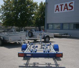 Remorque porte-bateau 750 kg PTAC déclassée en 500 kg - Galaxy 2.0 multi-rouleaux_0