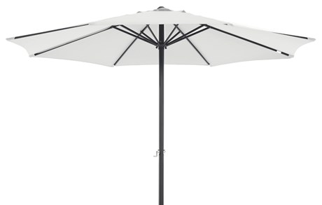 PARASOL CENTRÉ MÉRIDA BLANC 4 M