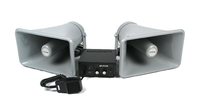 Sono véhicule VH40W 2HP Fase - 40 watts - Liaison HF - Pack complet avec micro, haut-parleurs étanches et lecteur USB/SD_0