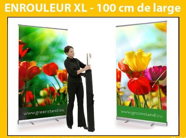 Stand totem enrouleur / rollup 100 cm_0