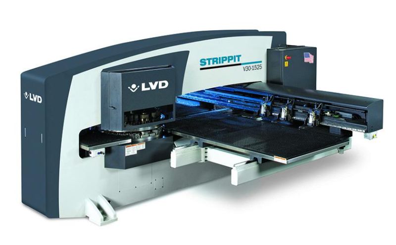 Strippit V - Poinçonneuse numérique LVD - Tourelle polyvalente avec 48 porte-outils et options modulaires_0