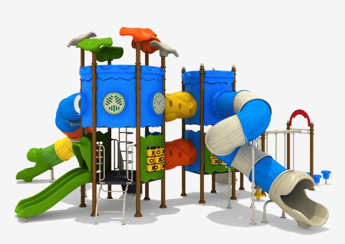 Structure de jeu Modus XL JR306 - Grandes structures colorées en métal et PE-LD, conformes EN1176-1:2017_0