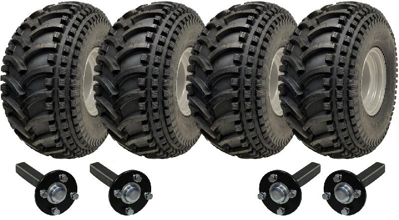 22x11.00-8 ATV Trailer Kit Open Centre P308 Wheels  Axles Load Capacity 620kgs_0