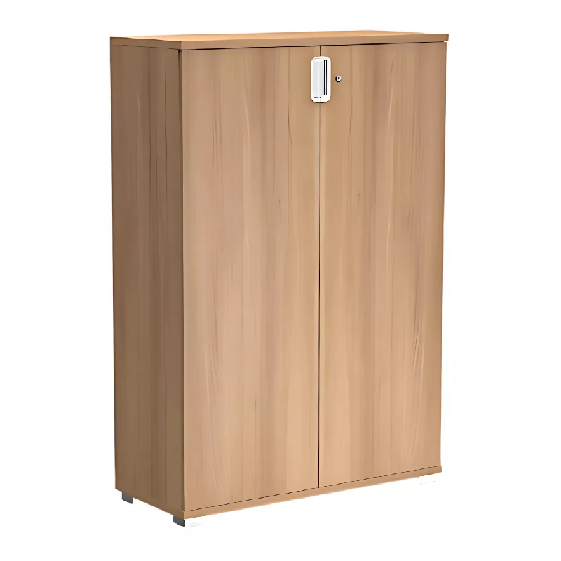 Armoire 2 portes battantes - 3 étagères (1 fixe + 2 amovibles) - Dimensions : L 100 cm x P 42 cm x H 147 cm - So Laroya_0