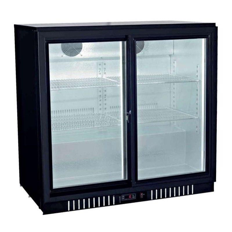 Arrière-bar réfrigéré 2 portes coulissantes CLIMAHOSTELERIA PEKIN BB-2S_0