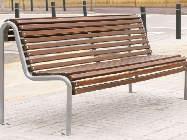 Banc bois tropical inox_0