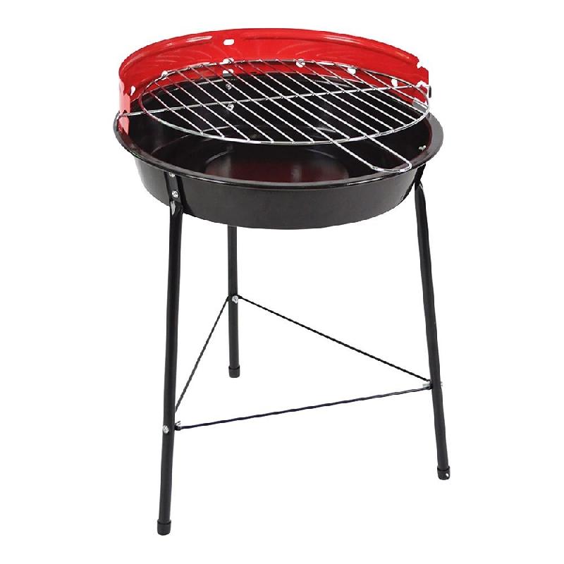 Barbecue à charbon 3 pieds acier noir 33 x 44,5 cm - EDM 74106_0