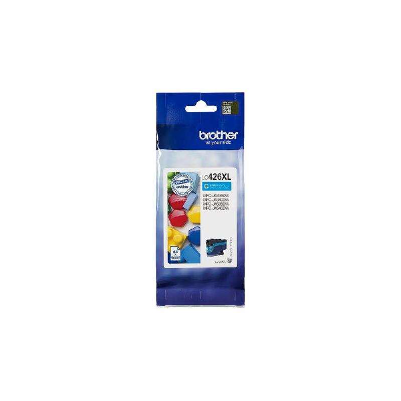 CARTOUCHE D'ENCRE ORIGINALE HAUTE CAPACITE BROTHER LC426XLC - CYAN