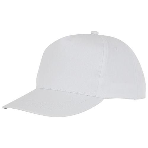 Casquette 5 panneaux Hades - œillets brodés pour aération - fermeture velcro - 100% coton twill 175 g/m²_0