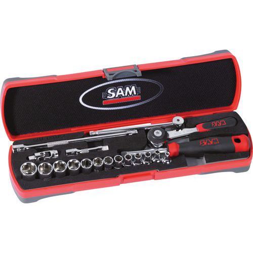 COFFRET 19 OUTILS 1/4