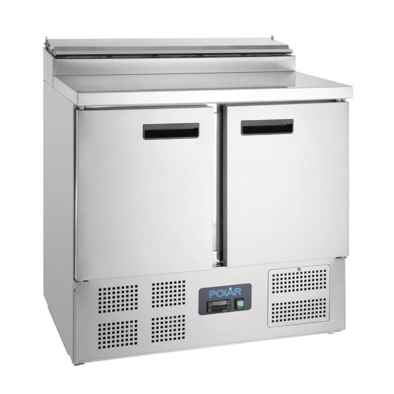 Comptoir de préparation réfrigéré pizzas salades 254L Série G | Polar - G604_0