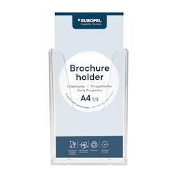 Europel Porte-brochures ou Présentoir Mural 1/3 A4  - 10 pièces - plastique 8713931590756_0