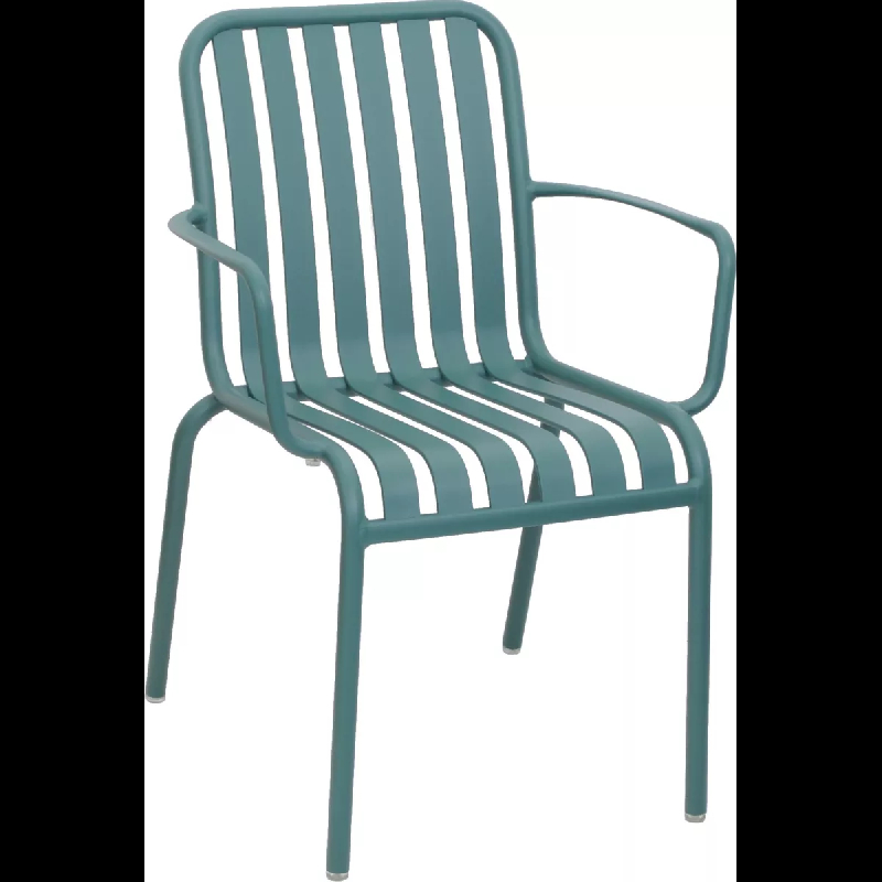 Fauteuil TAVEL - aluminium - latte - extérieur contemporain - 03620003CHA_0
