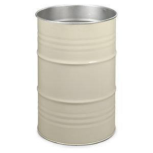 FÛT MÉTALLIQUE À OUVERTURE TOTALE GRIS 213 L