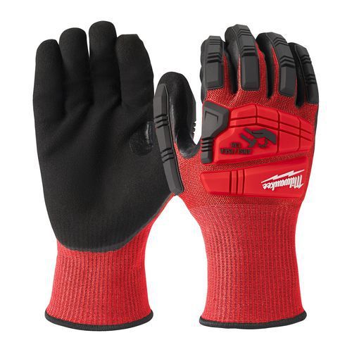 GANTS ANTICOUPURE ANTI-CHOC ET ANTI-COUPURE NIVEAU 3/C TAILLE XL/10 - MILWAUKEE
