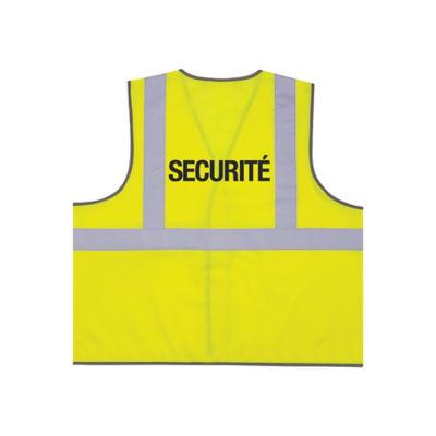 Gilet de signalisation Sécurité Jaune XL_0