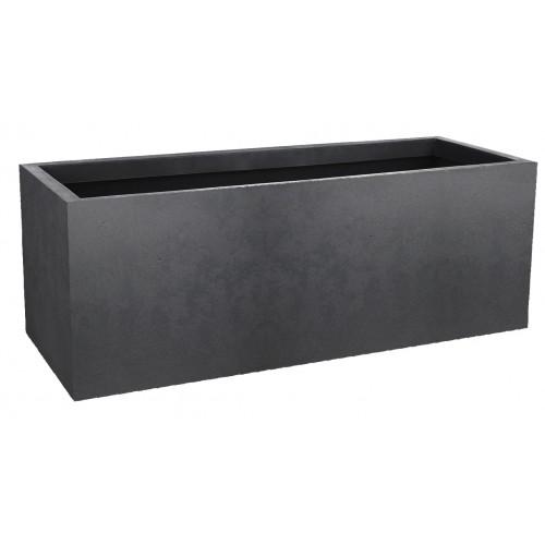 JARDINIÈRE BASALT'UP - 57 L - GRIS ANTHRACITE EDA PLASTIQUES